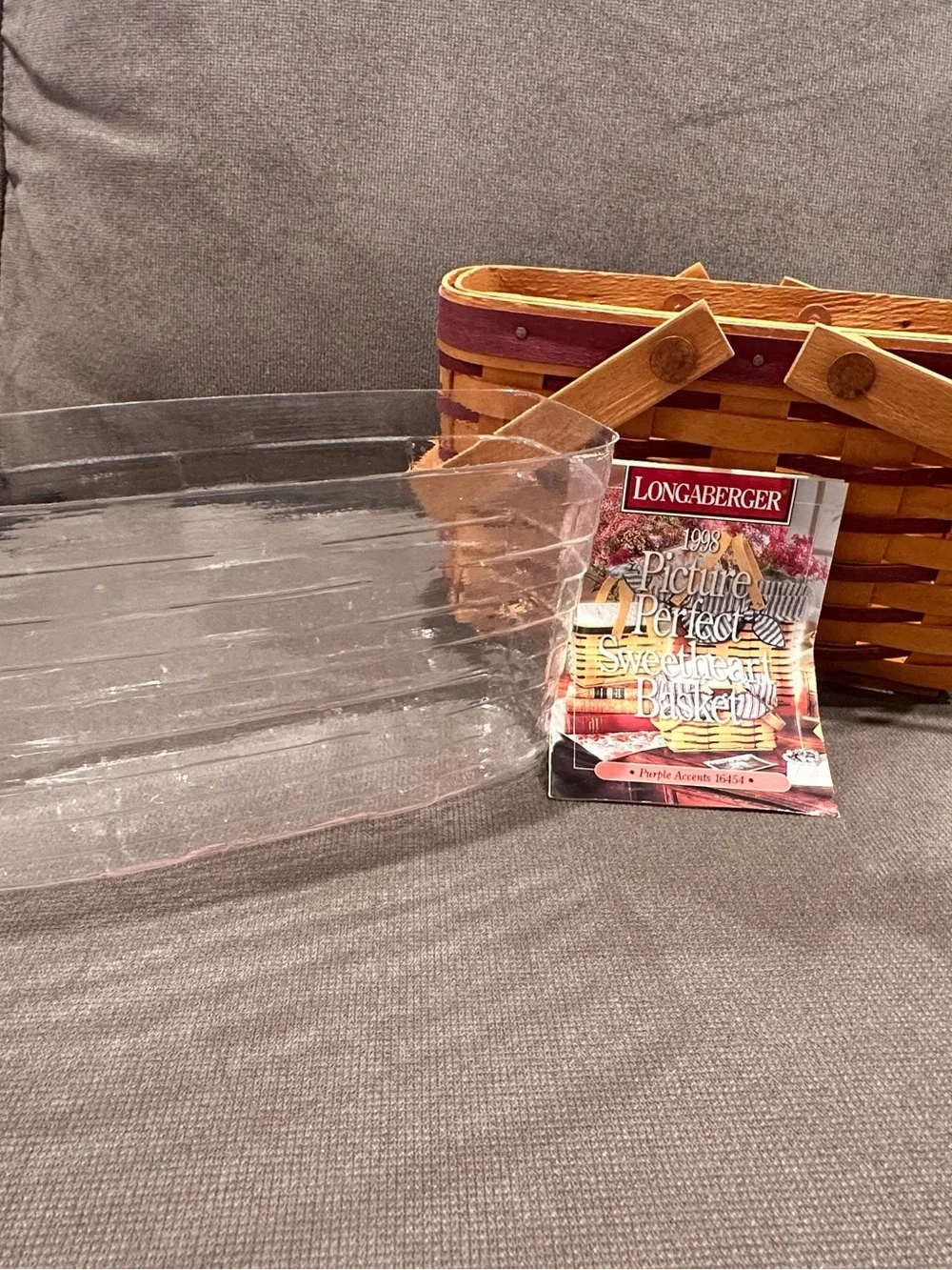 Longaberger handwoven basket
